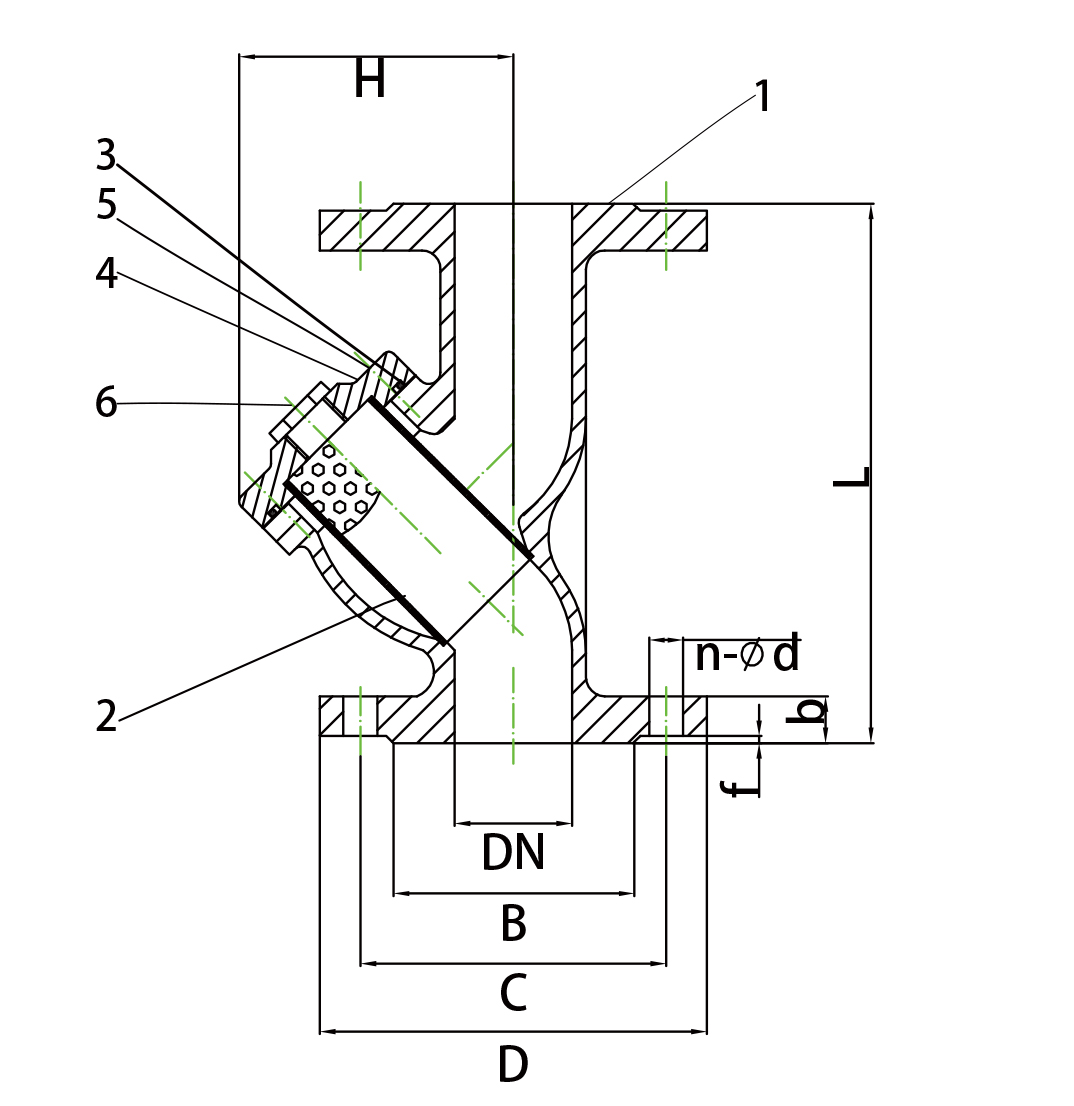 ANSI Y strainer