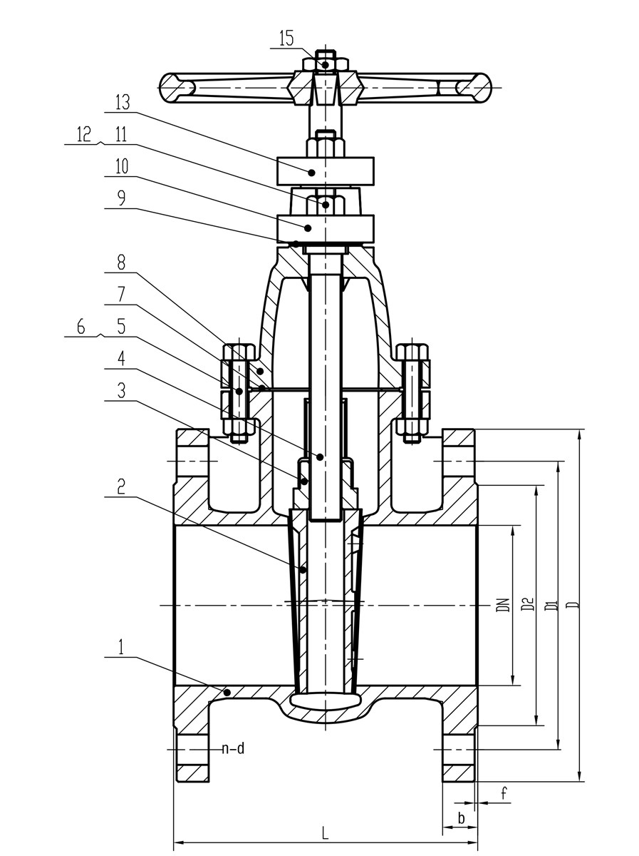 F4 Metal Gate Valve