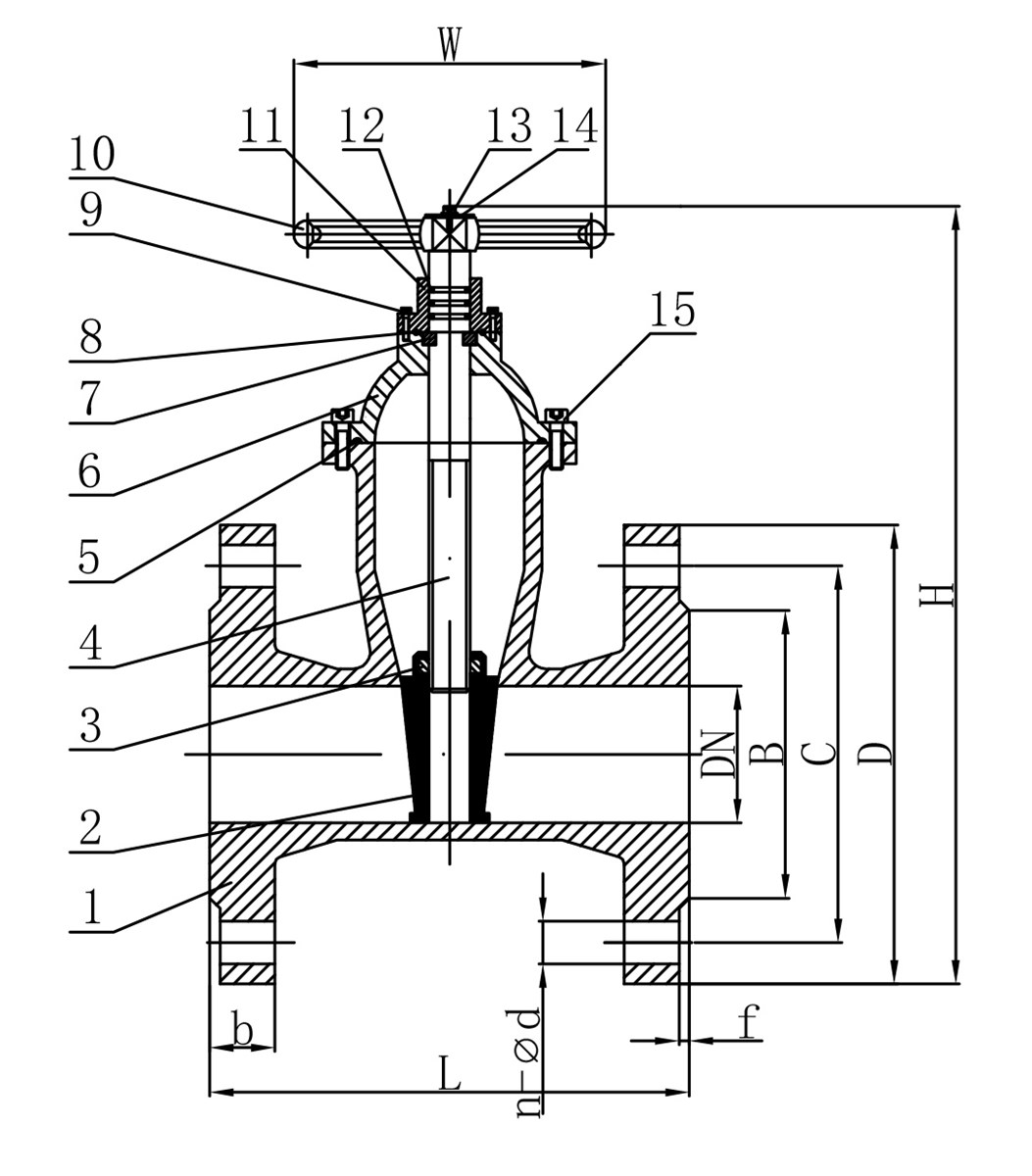 F5 NonRising Stem Resilinet Seated Gate Valve
