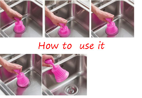 Flume Sink Cleaning Plunger