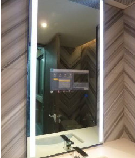 Bathroom TV with mirror in good quality