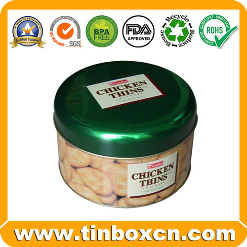Round Tin Box Food Tin Box Tin Can BR005