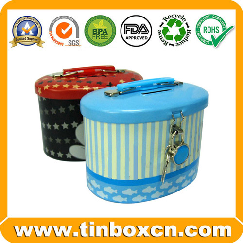 tin box with lock