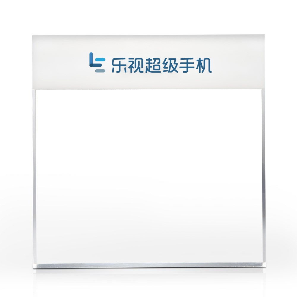 Shenzhen manufacturer customize 300x300x50mm acrylic sign board for iphone mobile phone store