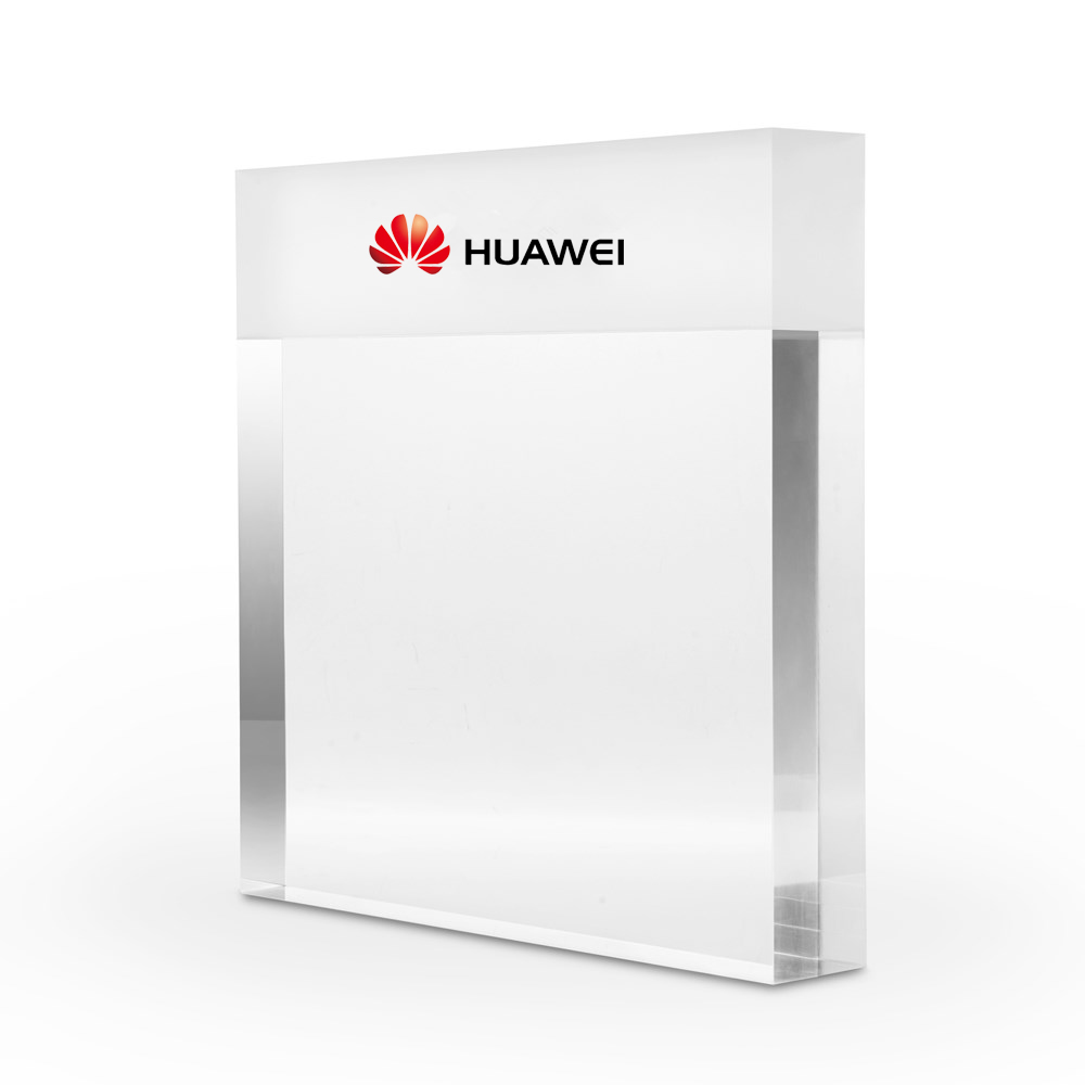 Shenzhen manufacturer customize 300x300x50mm acrylic sign board for iphone mobile phone store