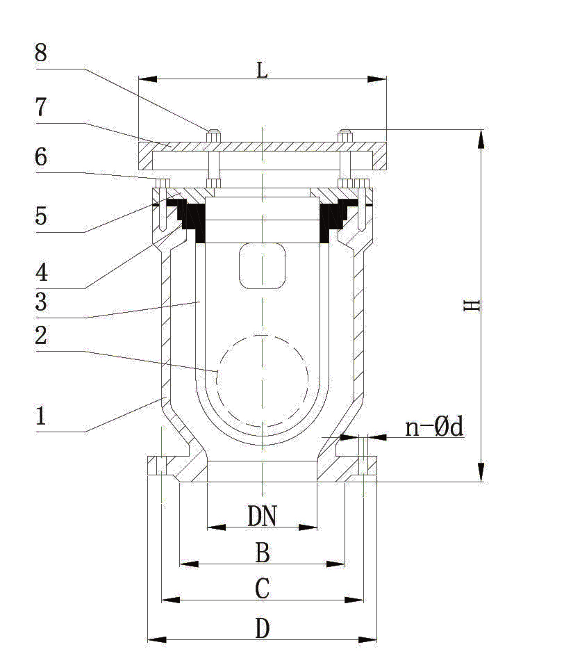 Single orifice air valve