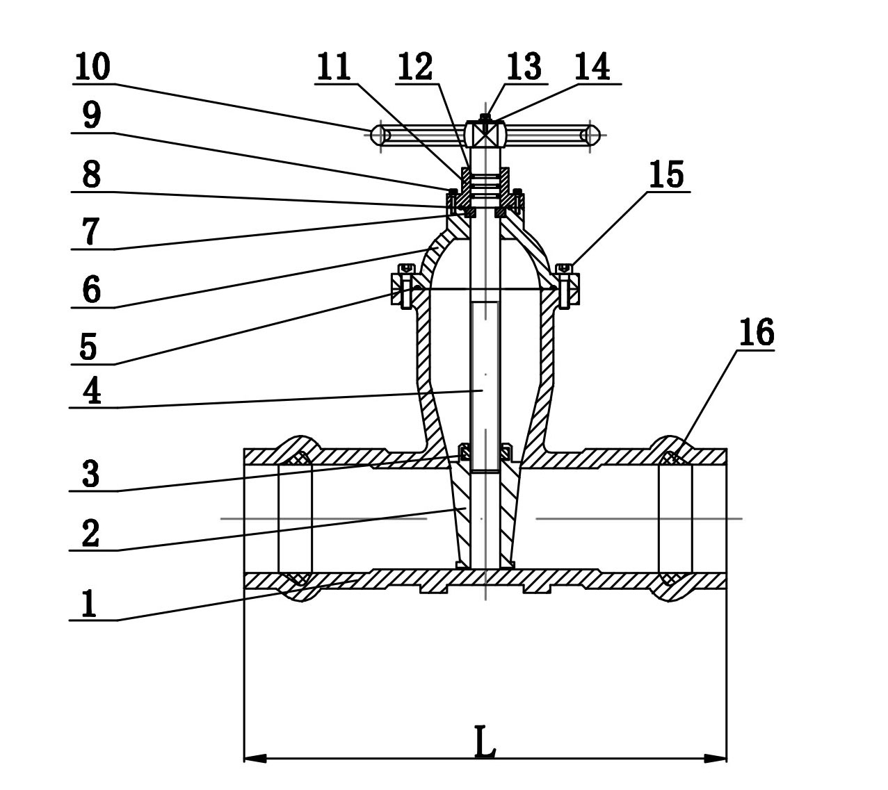 Socket End Resilient Seated Gate Valve For PVC Pipe
