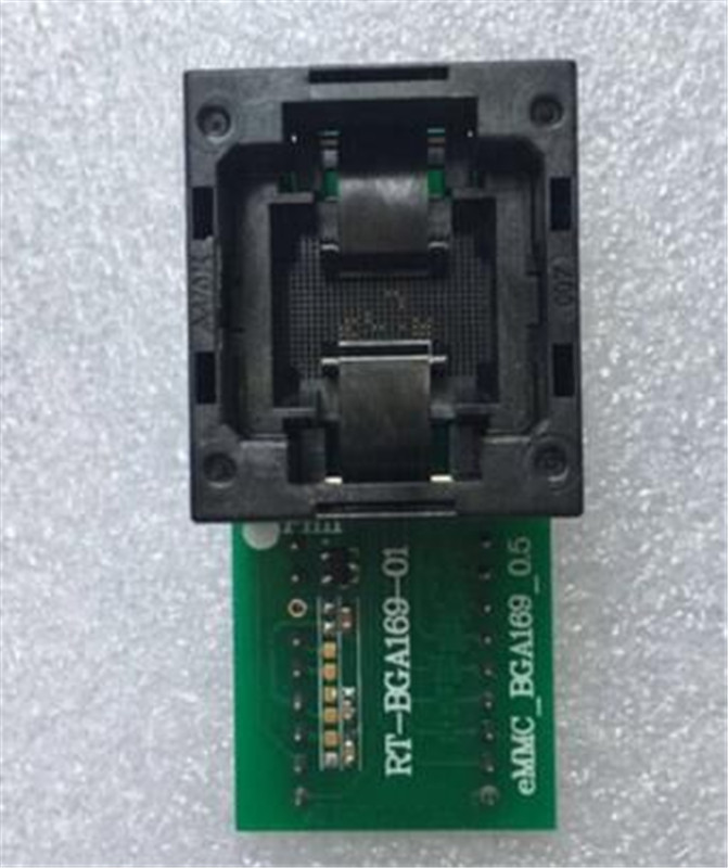 Universal RT809H EMMCNand FLASH Programmer 24 ADAPTERS WITH CABELS EMMC Nand Motherboard LCD reader Free Shipping