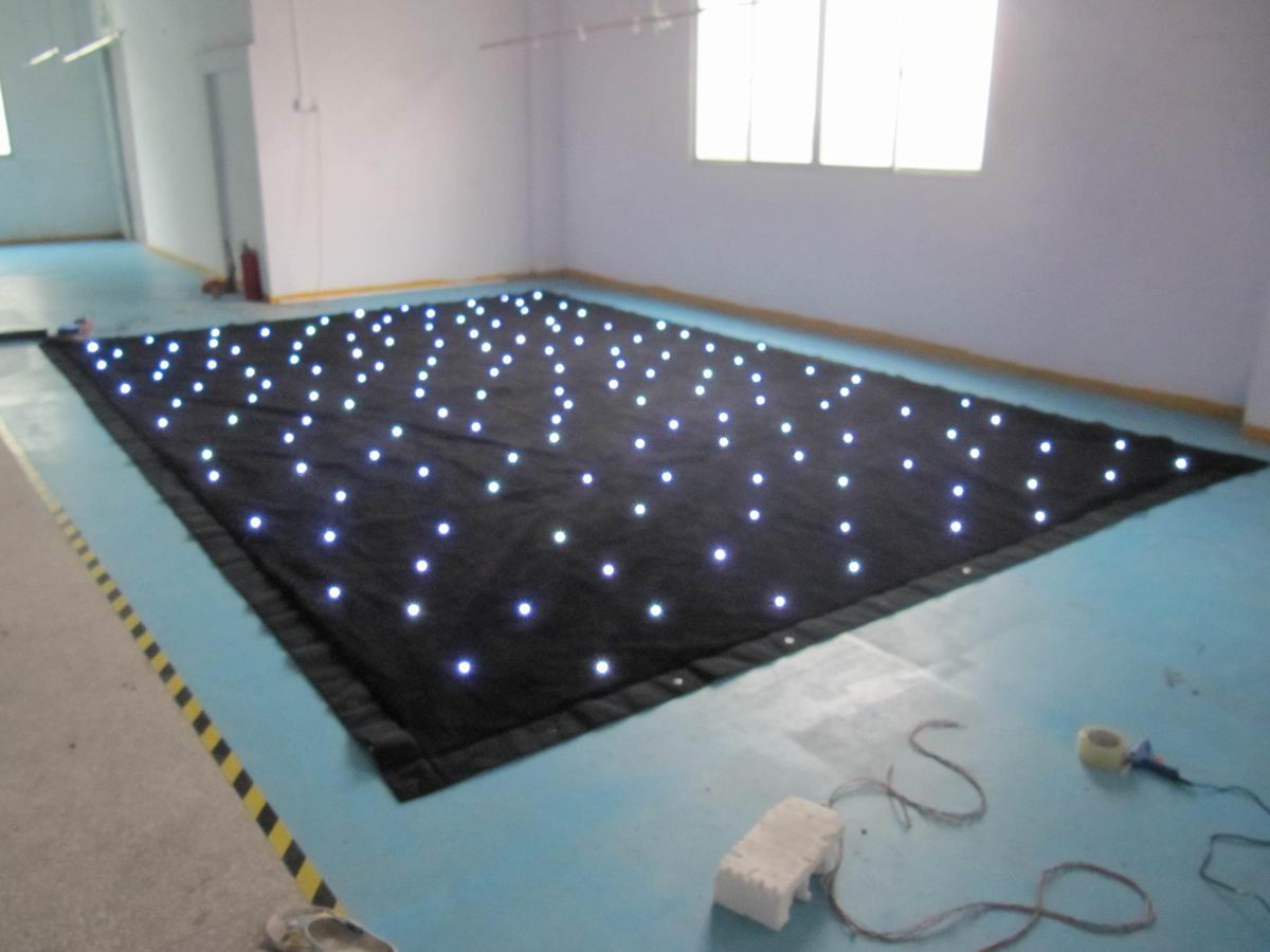 High Brightness SMD5050 LEDS 3M4M LED Star ClothLED Star Curtain for WeddingDisco Party