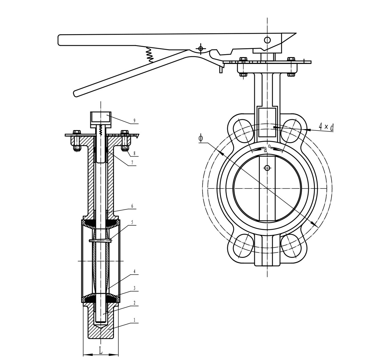 Wafer Butterfly Valve