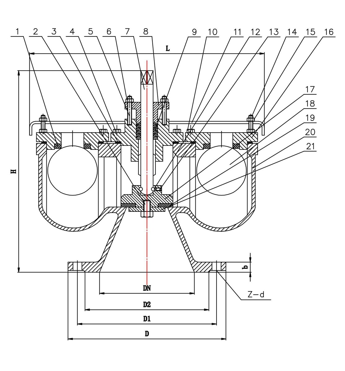 double orifice air valve