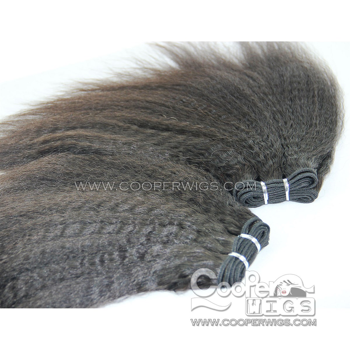 Cooper Wigs Highlight Color Chinese Hair Weave Kinky Striaght Bundles Straight Black Brown Blonde Human Hair