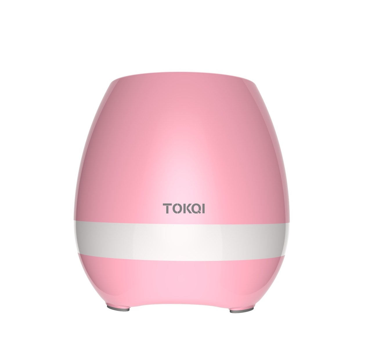New promotional bluetooth speaker music flower pot with LED light