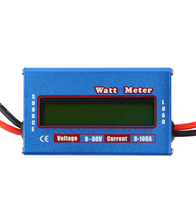Digital LCD Watt Meter Battery Voltage Current Power Analyzer Tester 60V100A RC