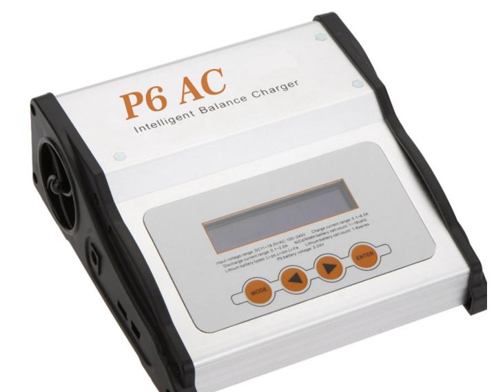 P6AC Professional Multifunctional Intelligent Balance Charger Max 80W