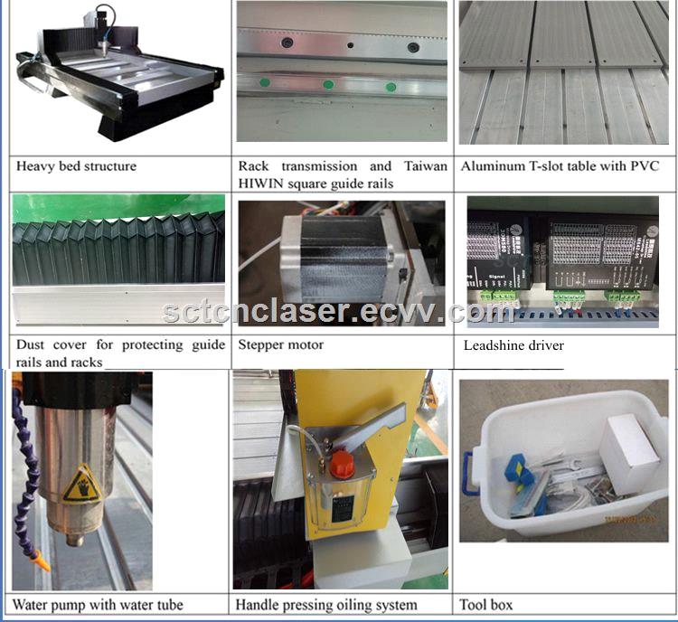 Heavyduty Stone CNC Router Machine Process 3D Relife On Marble and Granite