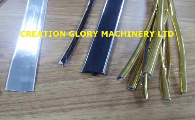 PVC silver gold edge banding decoration tape making machine