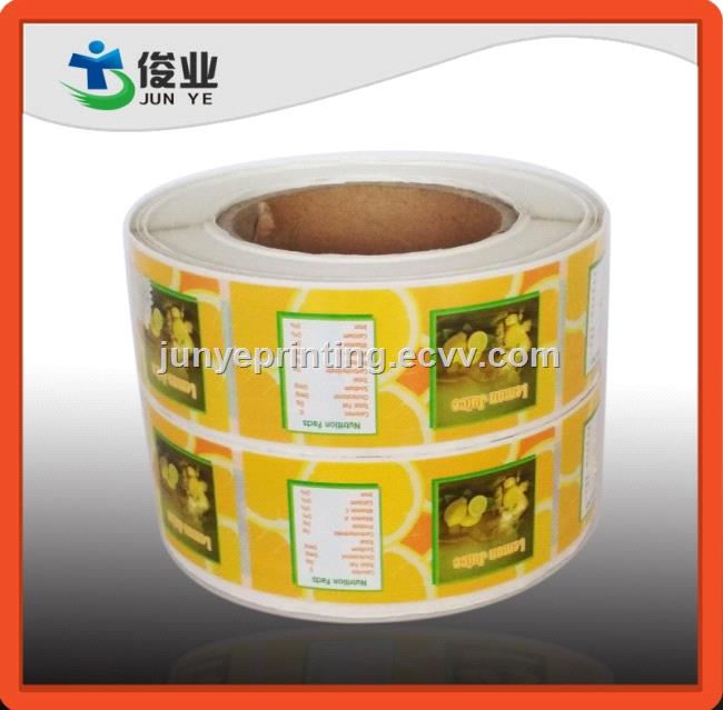 Colorful Fruits Juice Labels