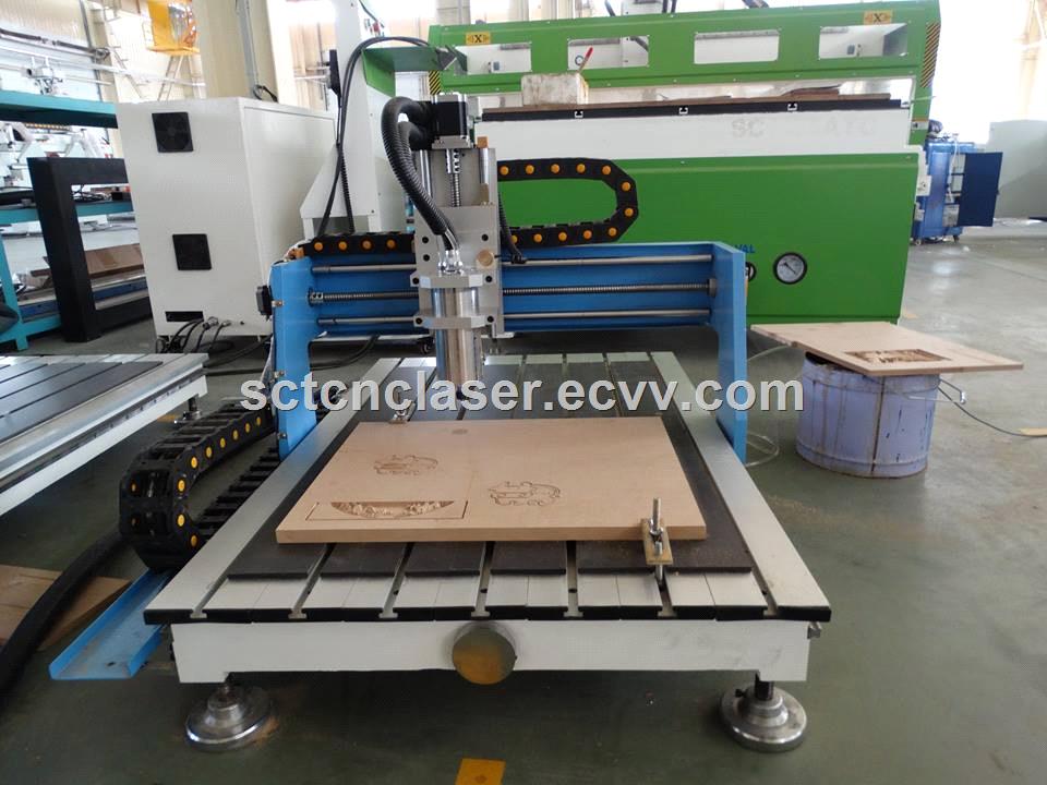 Desktop DSP A11 System 15kw 6090 CNC Router Machine for Double Color Board