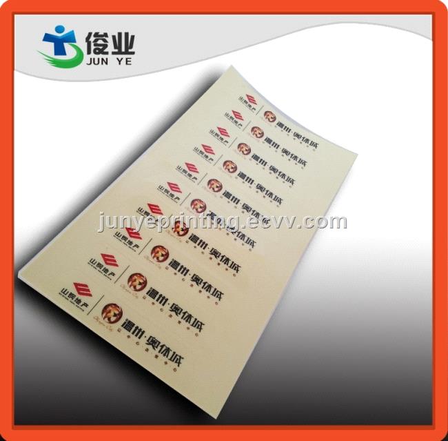 Logo Stickers in Sheets