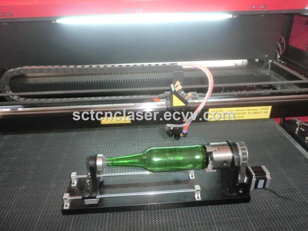High Performance 60W 80W CO2 Tube Laser Engraving Machine with Rotary Axis