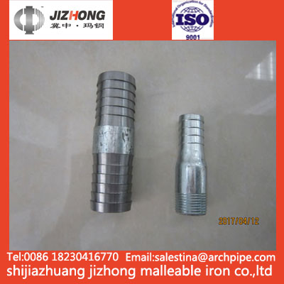 Steel Pipe Nipple Hose Adapter