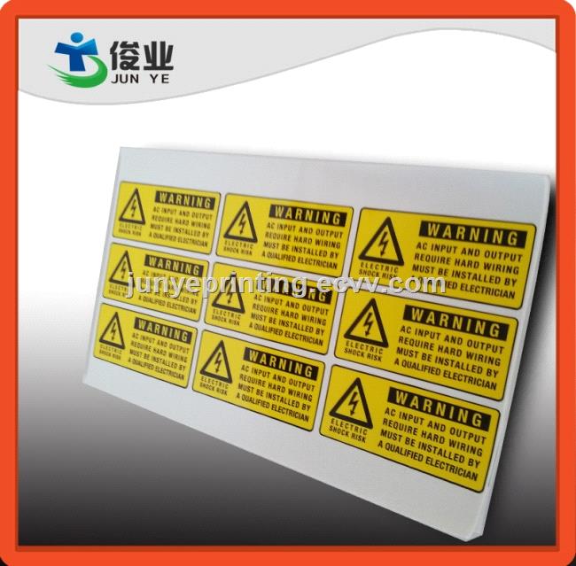 UV Resistant and Water Proof Outdoor Printing Labels