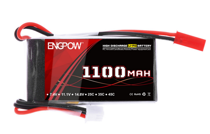 Wild scorpion aircraft model battery 111V1100mAh 25c remote control aircraft ship model car model lithium