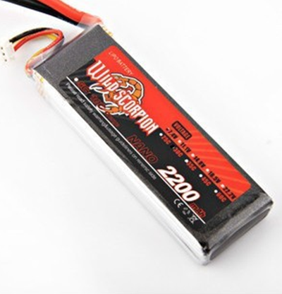 A product wild scorpion lithium 2200mAh 74V 30C model lithium battery remote control helicopter battery