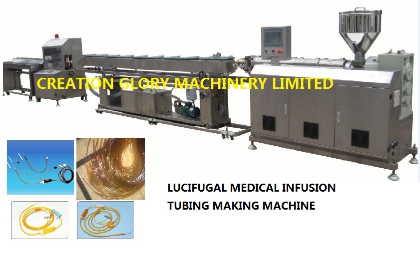 High precision lucifugal infusion medical pipe producing machine
