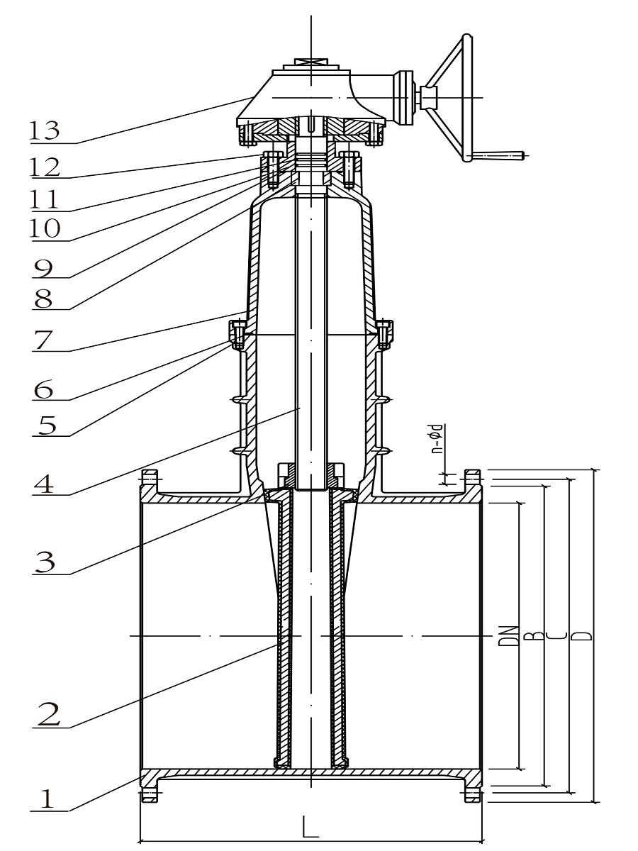 DIN Big Size Gate Valve