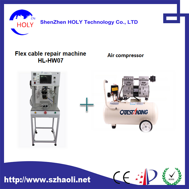 HOLY lcd flex cable bonding machine with four camera
