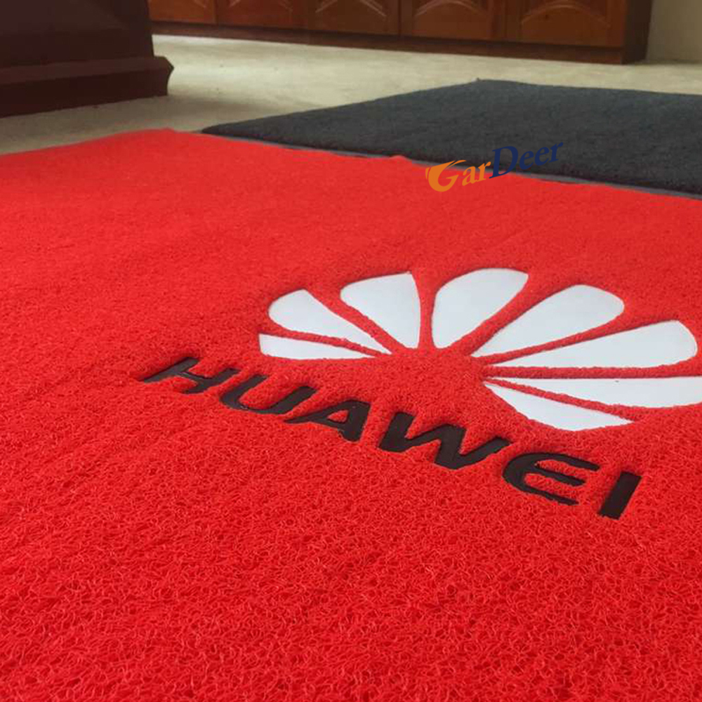 NO1 china supplier red 18x12 PVC carpet for Huawei store