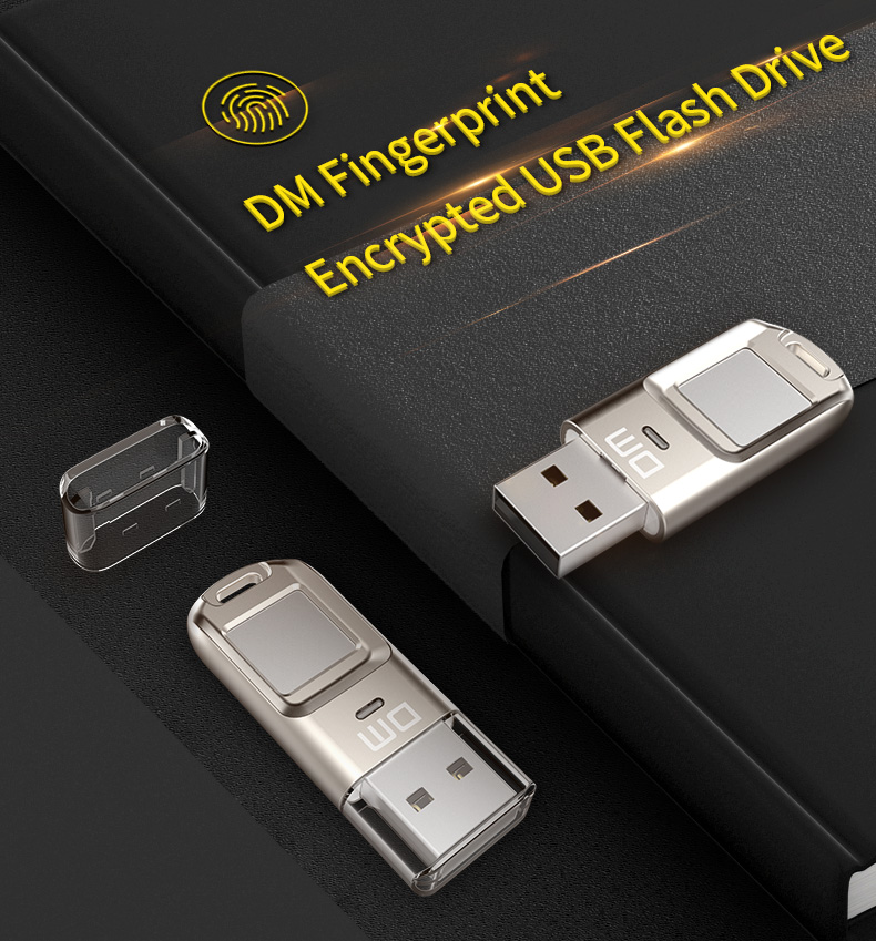 DM Fingerprint Encrypted USB Flash Drive