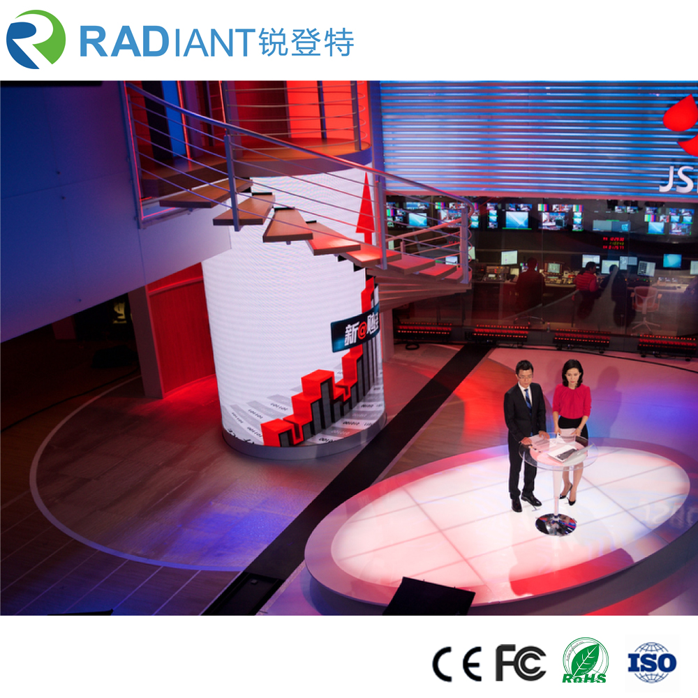 P4 factory indoor soft module creative flexible led screen