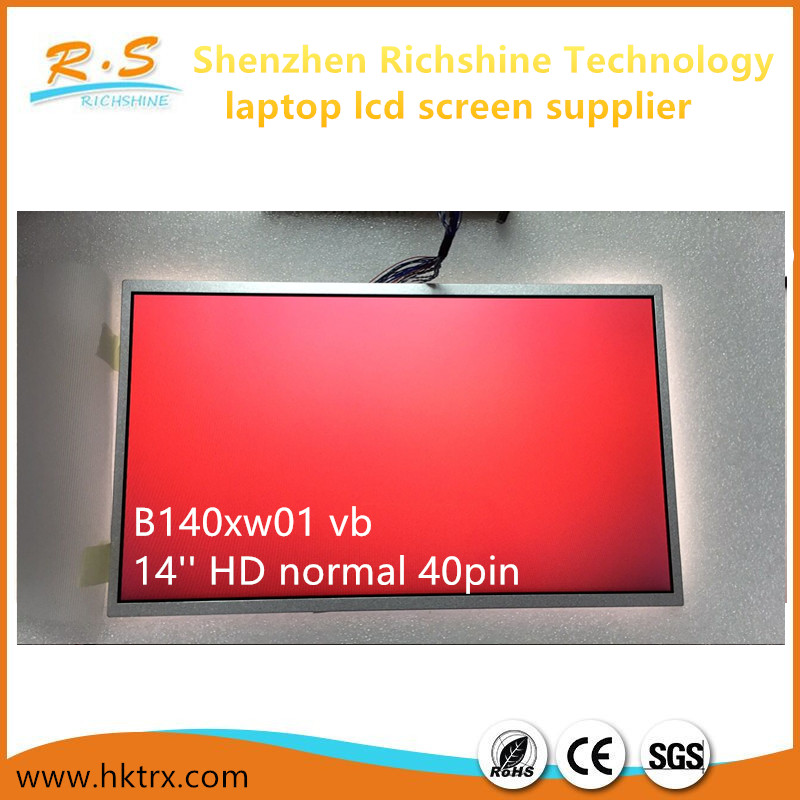 Richshine 14 auo laptop screen 1366768 normal panel with 40pin interface