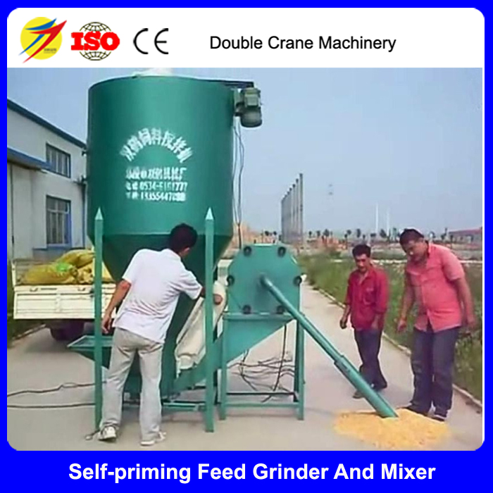 shandong double crane vertical feed mixer machine farm hot sale in Nigeria