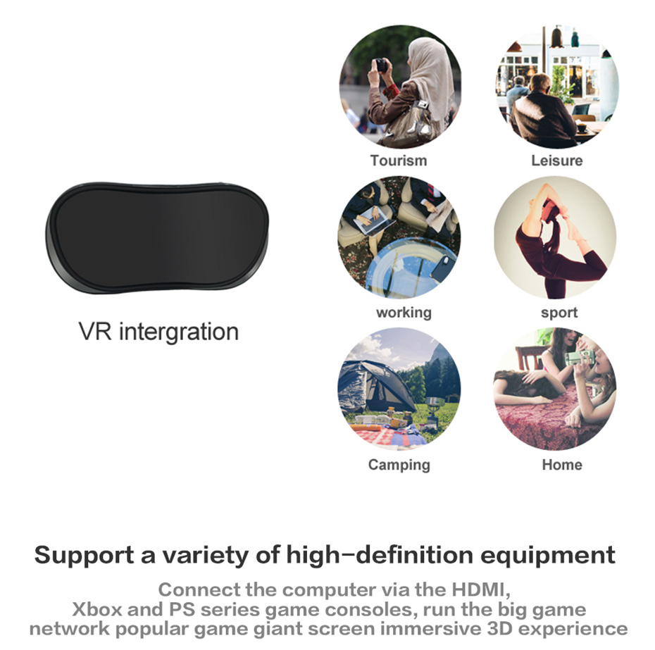 Newest VR Allinone Headset VR 3D Glasses Virtual Reality Glasses