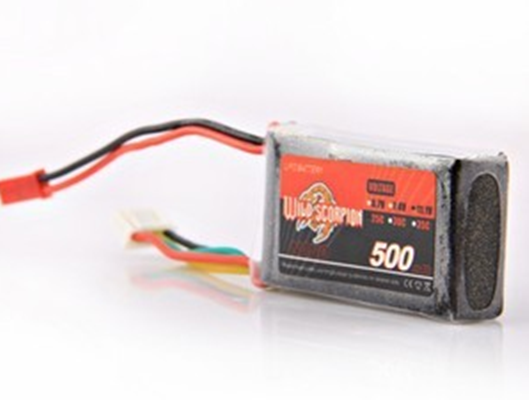 Wild scorpion aircraft model battery 111V 500MAH 25C remote control helicopter ship model car model lithium battery