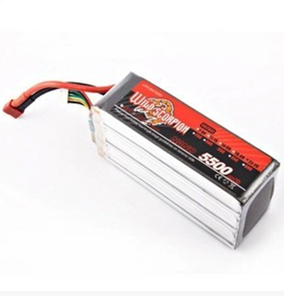 Wild scorpion aircraft model battery 222V 5500mAh 35c car electric vehicle model lithium battery