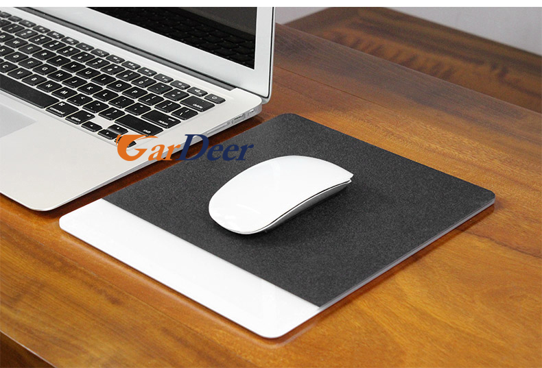 shenzhen factory creative white acrylic mouse pad for computer