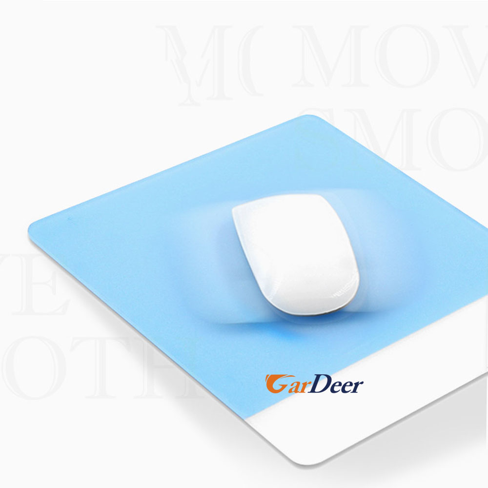 shenzhen factory creative white acrylic mouse pad for computer