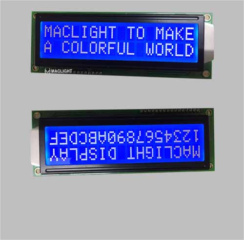 20X2 Character LCD Module Display with Blue Background