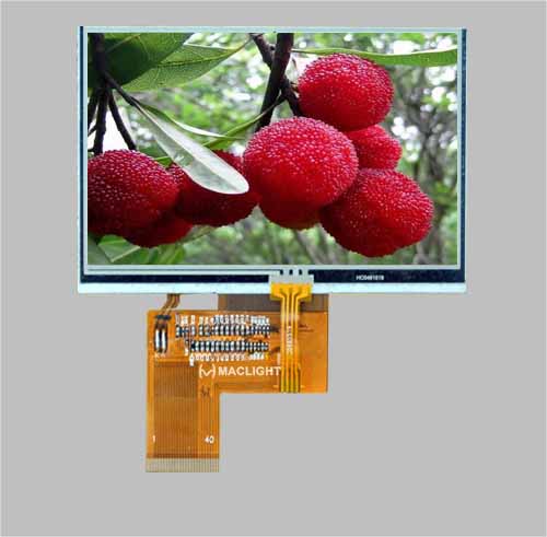 43 Inch TFT LCD Module 480X272 with Capacitive Touch Panel