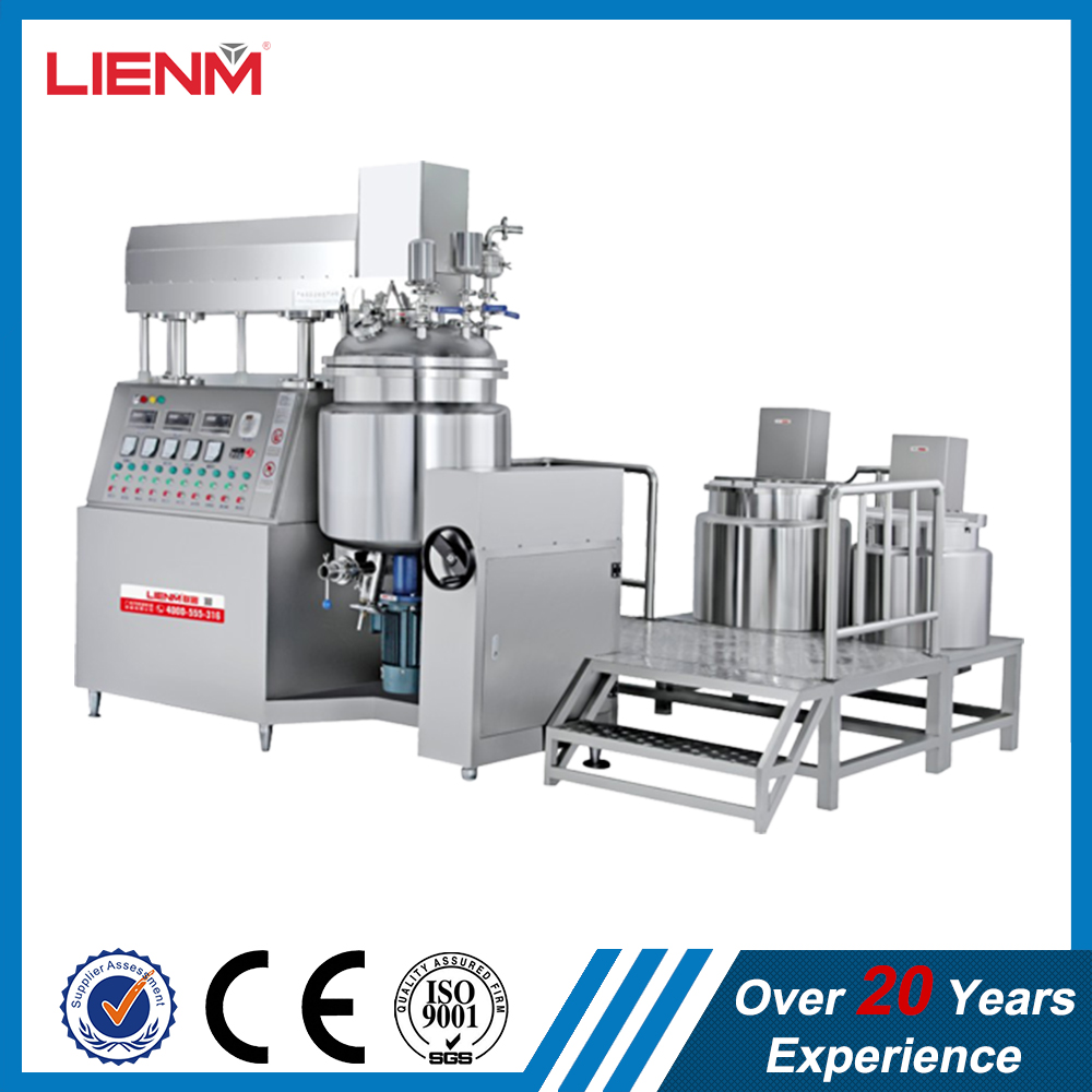 CE Certification Cosmetics Vacuum Emulsifying Mixer Cream Homogeneous Mixer Emulsifying Machine