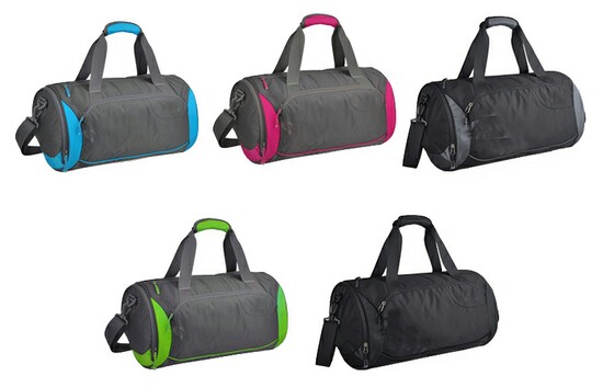 Fashion Custom Sport Gym Round Rolling Travel Duffel Bags