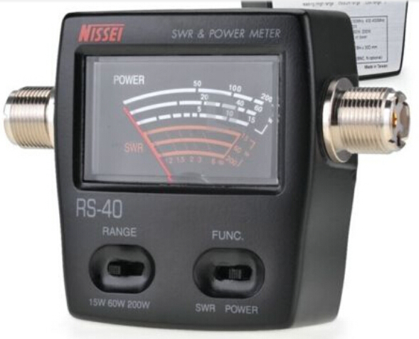 Two Way Radio Frequency Meter Counter RS40 VHFUHF 144430MHz 0200W RS40 SWR Power Meter
