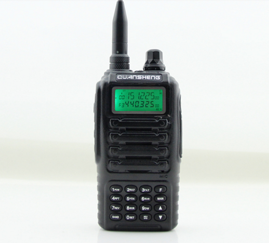 Walkie talkie VHFUHF dual band Two Way Radio QUANSHENG TGUV2 transceiver