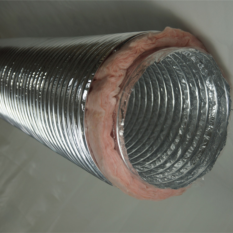 Heavy Duty noise absorbing 8 Inch Acoustic Flexible Ducting for HVAC systems