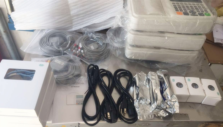 ISOCE 57in six channel ECGEKG 12 lead Electrocardiograph hot sale 6 channel ECG machine